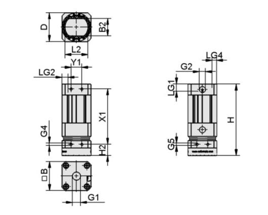 SCHMALZ Magnetic Grippers SGM-HP 40 G1/4-IG