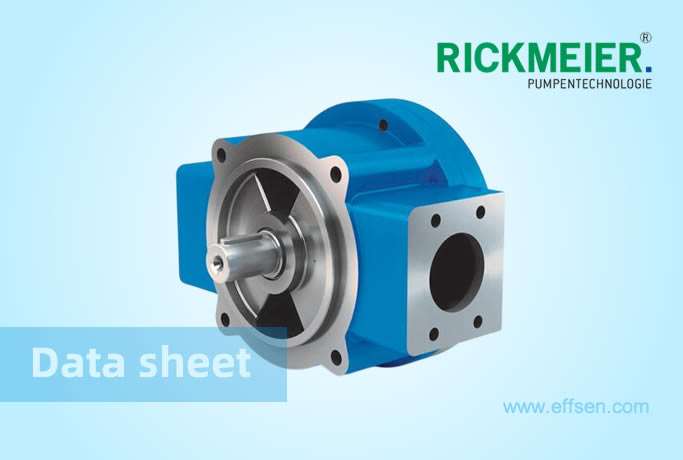 Richmeier Gear pumps  R4.5/35 to R6.0/160 UNI
