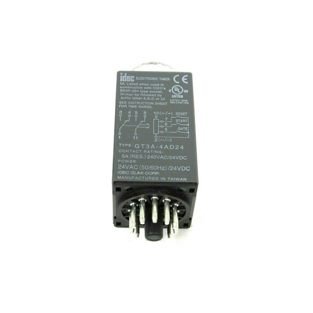 IDEC GT3A-4AD24 Timer 11-pin Plug-In DPDT 5A