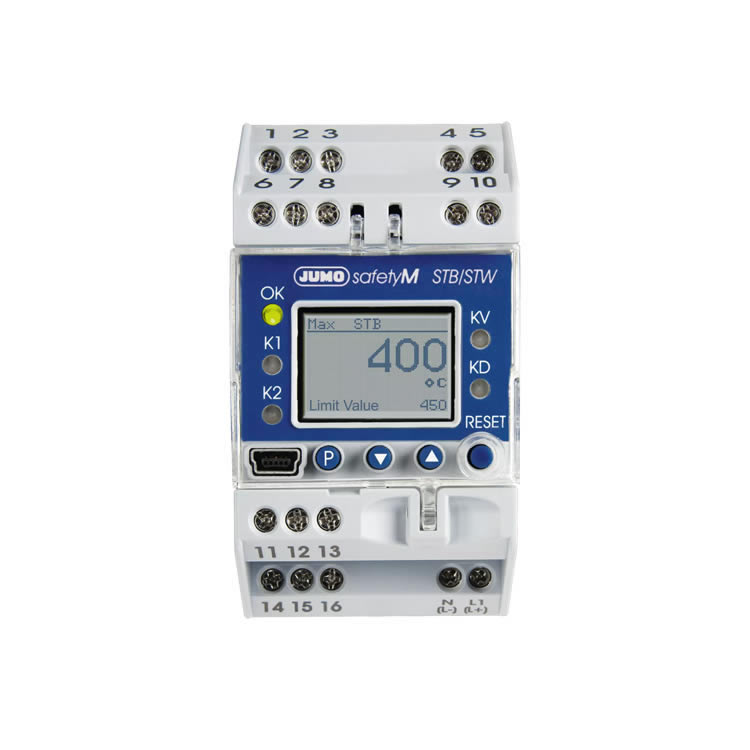 JUMO 701150/8-02-0253-2001-23/005.058 Safety temperature monitor