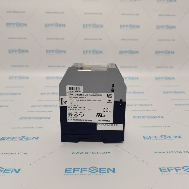 JUMO 701150/8-02-0253-2001-25/005,000 Temperature Limiter
