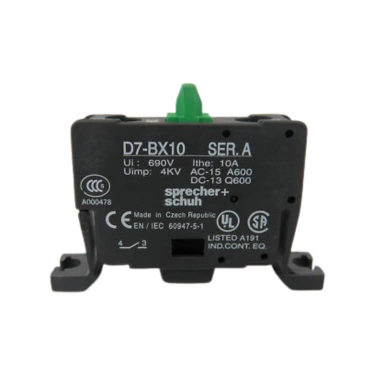 Sprecher+Schuh D7-BX10 Contact Block