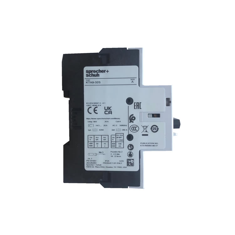 Sprecher+Schuh KTA9-32S-25A Motor Circuit Controller
