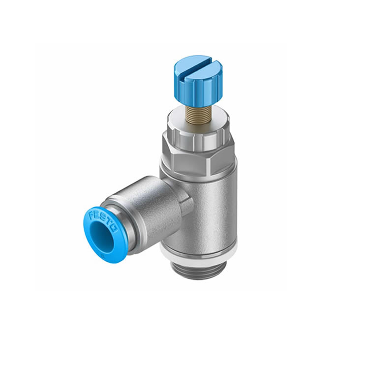 Festo GRLA-1/4-QS-6-RS-D One-way Flow Control Valve