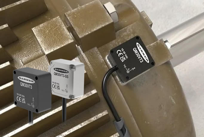 Banner QM30VT3 Three-Axis Vibration Sensors