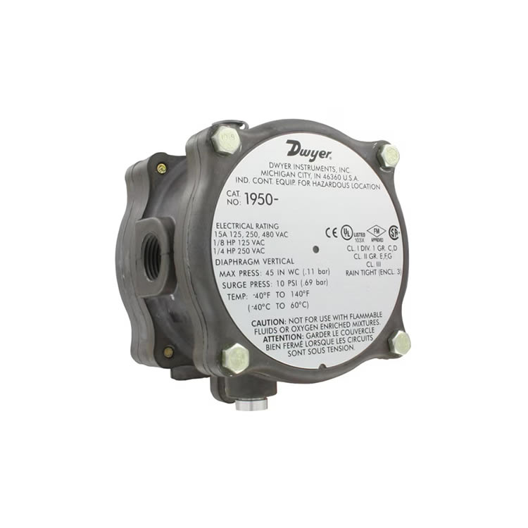 Dwyer 1950-00-2F Differential pressure switch
