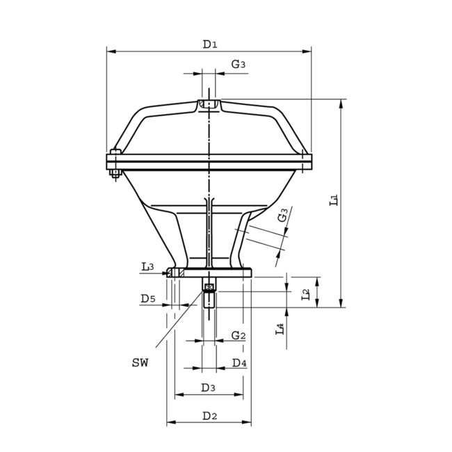 EFFBE KHF2000 Air Cylinder