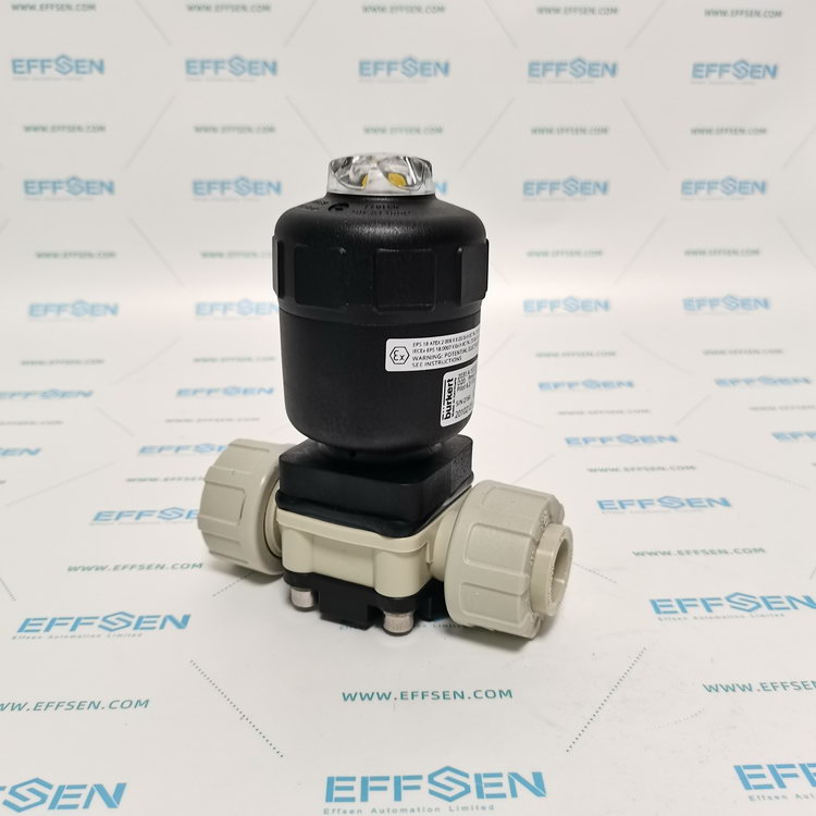 Burkert Type2031 20102129 2/2 way diaphragm valve with pneumatic plastic actuator