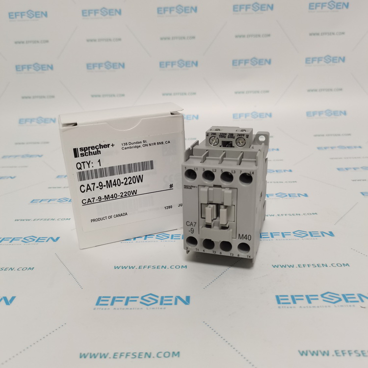 Sprecher+Schuh CA7-9-M40-220W Non-Reversing Four Pole Contactor