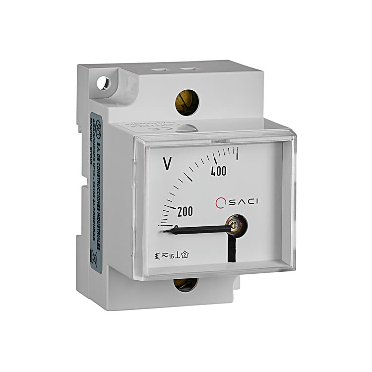 Schrack MGSCV500 SACI EC5VR 45x52.5 Voltmeter, series installation, 0-500V