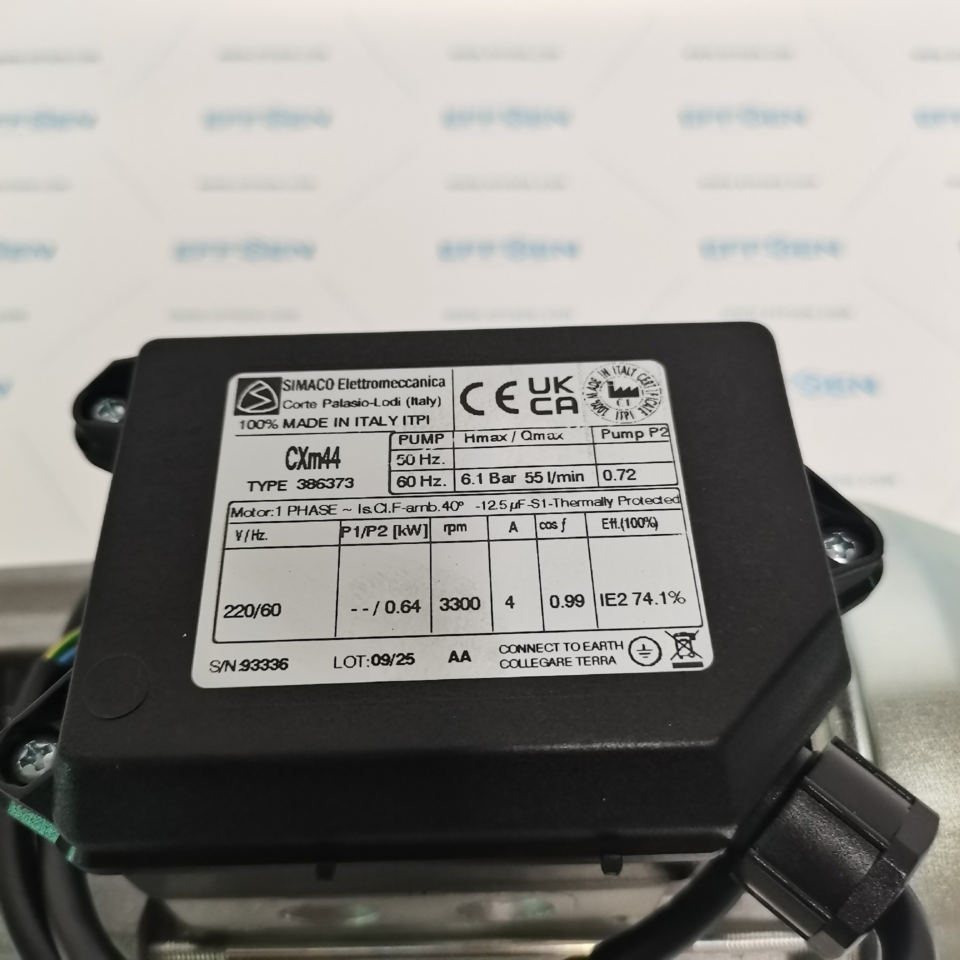 Simaco CXm44 386373 Inox regenerative turbine electric pumps