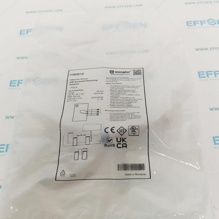 Wenglor I18H012 Inductive Proximity Switch Sensor