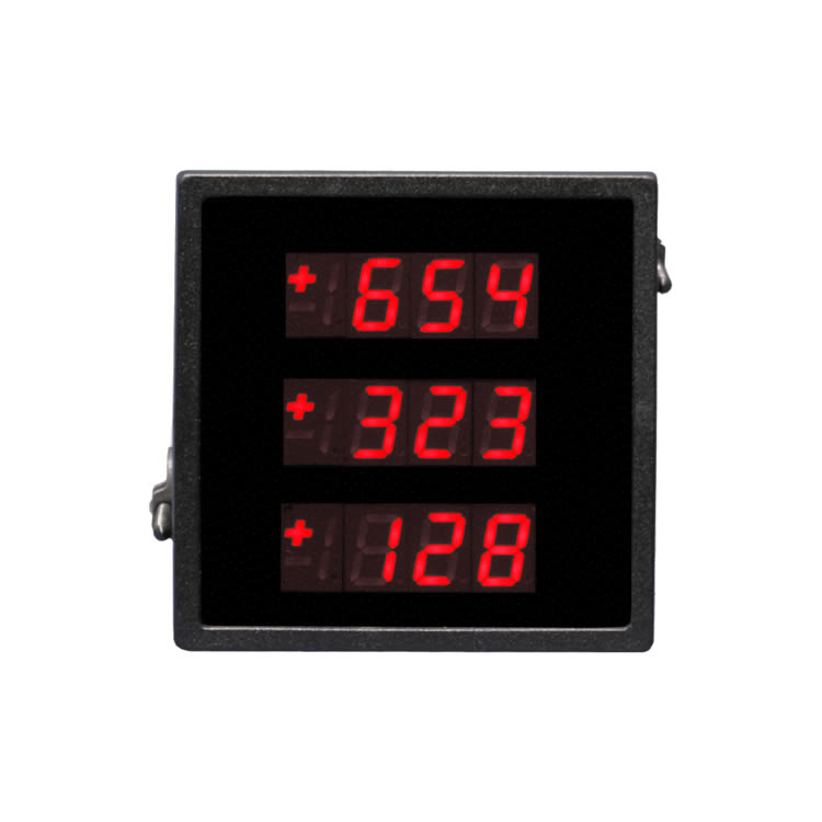 GS Industrie-Elektronik DSA13 LED panel meter with 3-digit display