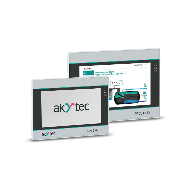 akYtec SPC210-07 Touchscreen Programmable Controllers