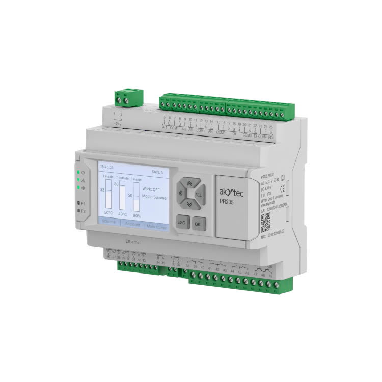 akYtec PR205.24.1.2 Ethernet Graphic LCD Compact Controller