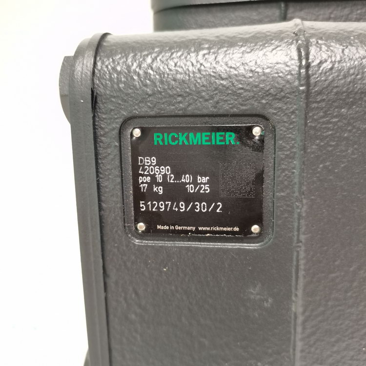 Rickmeier DB9-B-P40-SAE(0)-BII-SCN Pressure valves