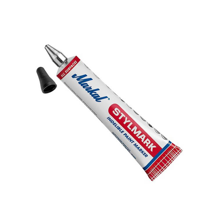 Markal StylMark 50 ml Ball Paint Marker 096655 - Black