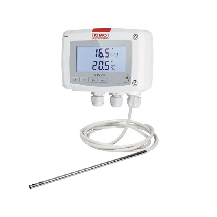 KIMO CTV210-BOS-R-05M Air velocity and temperature transmitter