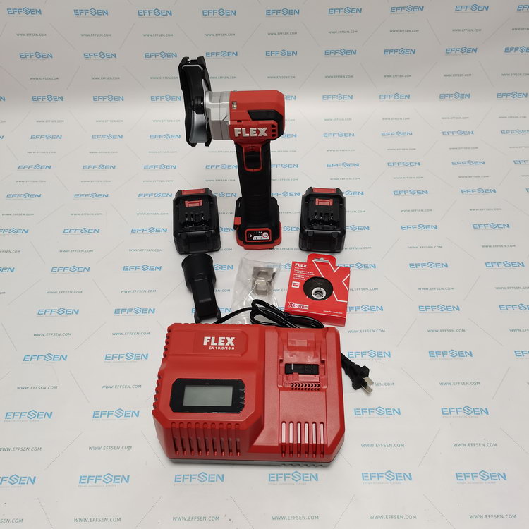 FLEX Cordless 12 V mini angle grinder LBE 76 12-EC Set