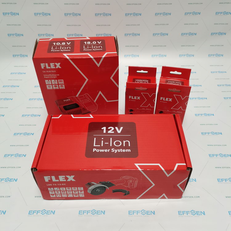 FLEX Cordless 12 V mini angle grinder LBE 76 12-EC Set