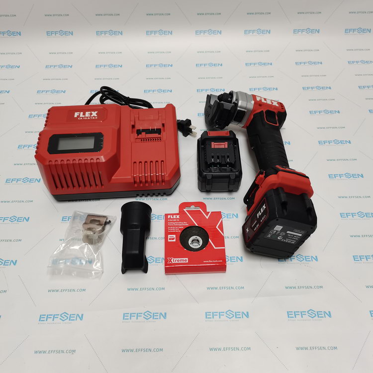 FLEX Cordless 12 V mini angle grinder LBE 76 12-EC Set
