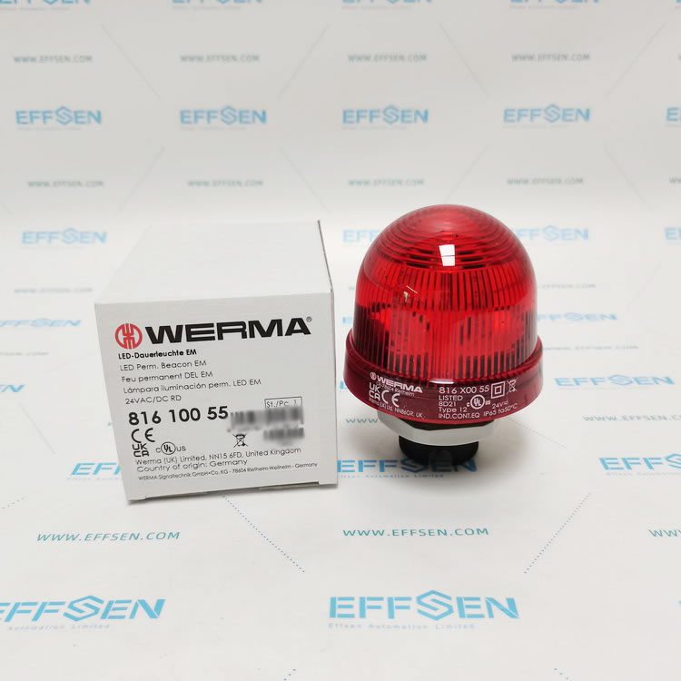 WERMA 816.100.55 Red LED Blinking Beacon