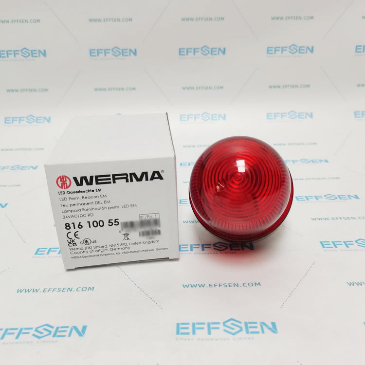 WERMA 816.100.55 Red LED Blinking Beacon