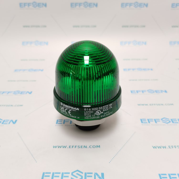 WERMA 816.200.55 Green LED Blinking Beacon