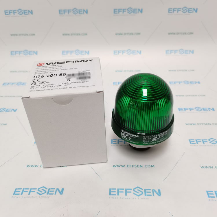 WERMA 816.200.55 Green LED Blinking Beacon