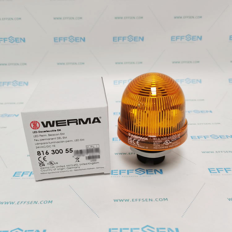 WERMA 816.300.55 Orange LED Blinking Beacon
