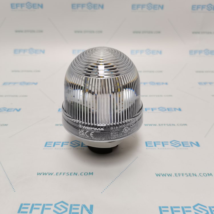WERMA 816.400.55 White LED Blinking Beacon