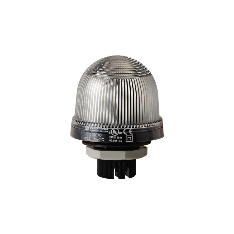 WERMA 816.400.55 White LED Blinking Beacon