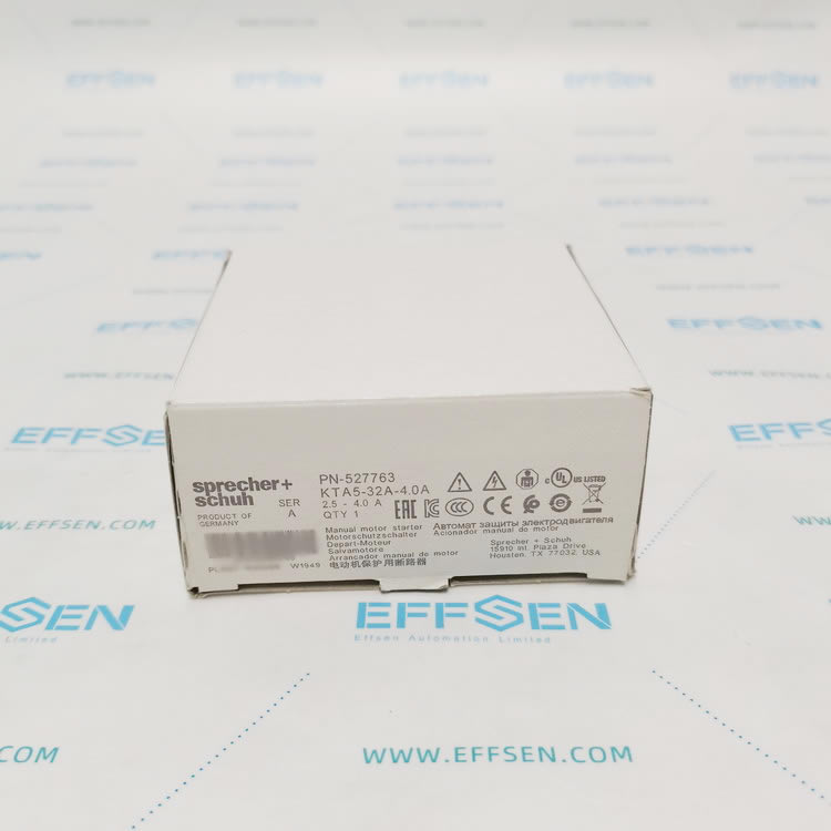 Sprecher+Schuh KTA5-32S-4.0A Series KT5 Manual Motor Controllers