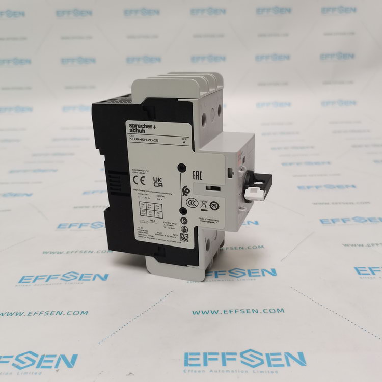 Sprecher+Schuh KTU9-40H-2D-20 Series KTU9 Molded Case Circuit Breakers