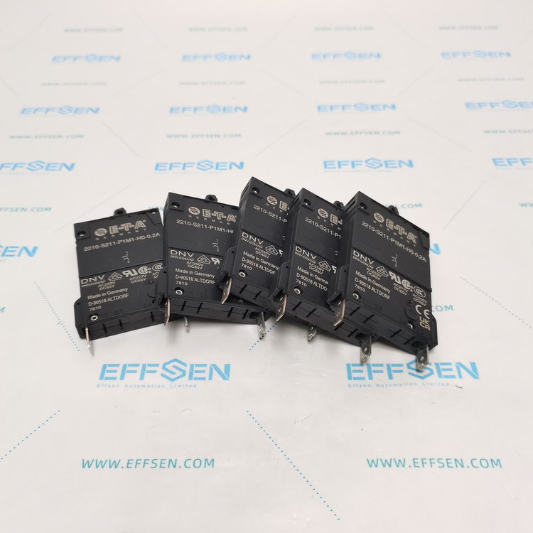 E-T-A 2210-S211-P1M1-H0-0.2A Thermal-Magnetic Overcurrent Circuit Breakers