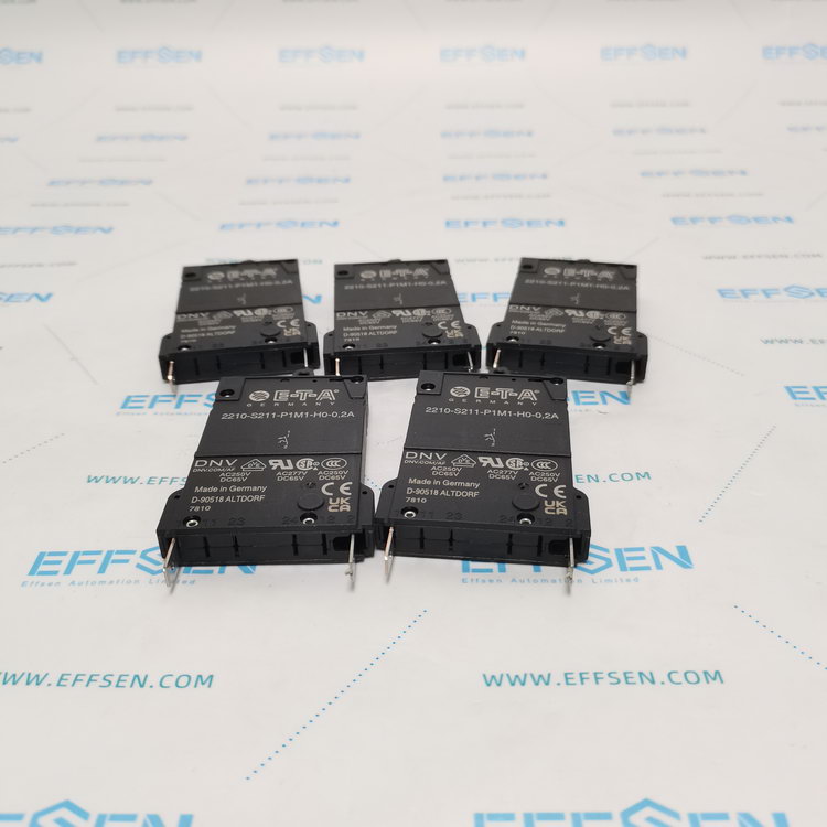 E-T-A 2210-S211-P1M1-H0-0.2A Thermal-Magnetic Overcurrent Circuit Breakers