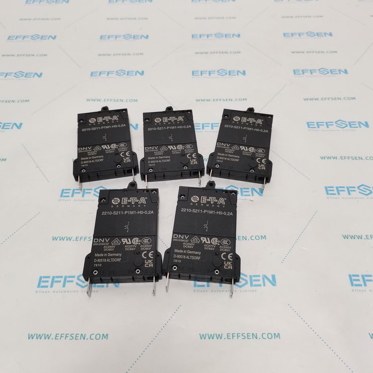 E-T-A 2210-S211-P1M1-H0-0.2A Thermal-Magnetic Overcurrent Circuit Breakers