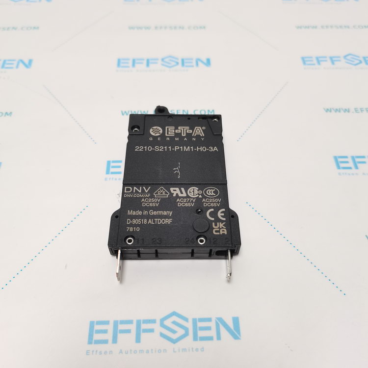 E-T-A 2210-S211-P1M1-H0-3A Thermal-Magnetic Overcurrent Circuit Breakers