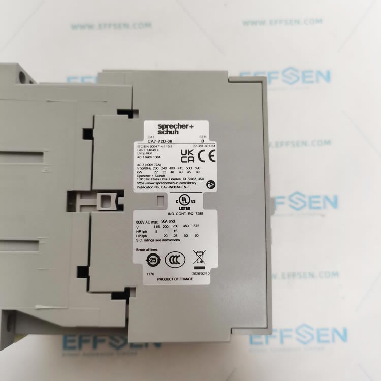 Sprecher+Schuh CA7-72D-00 Contactor