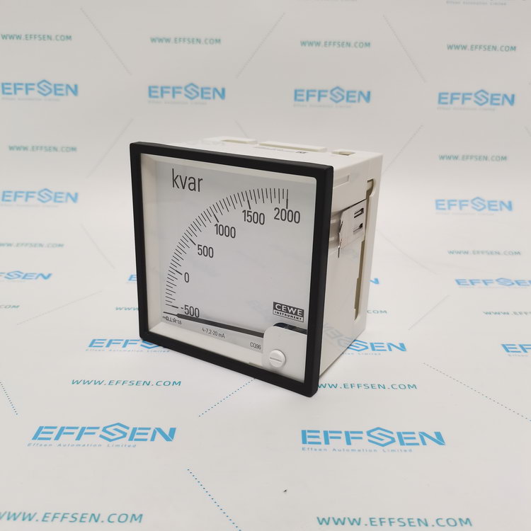 Cewe Instrument CQ96 Analog Panel Meter 4-20mA 500-0-2000Kvar