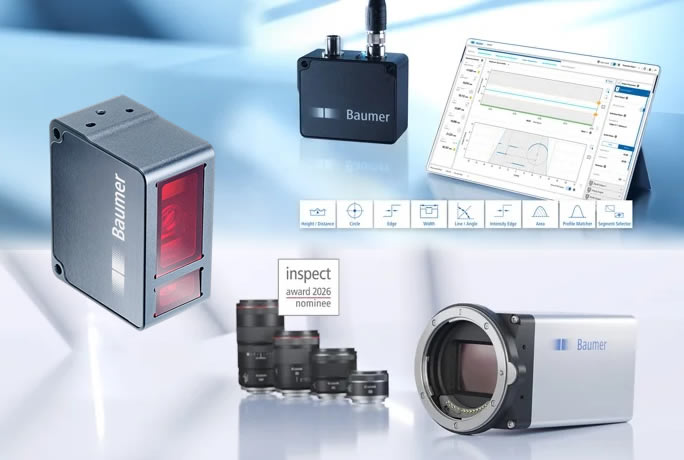 Baumer Launches OX 2D Profile Sensors & RF-Mount LX Cameras to Upgrade End-to-End Visual Inspect