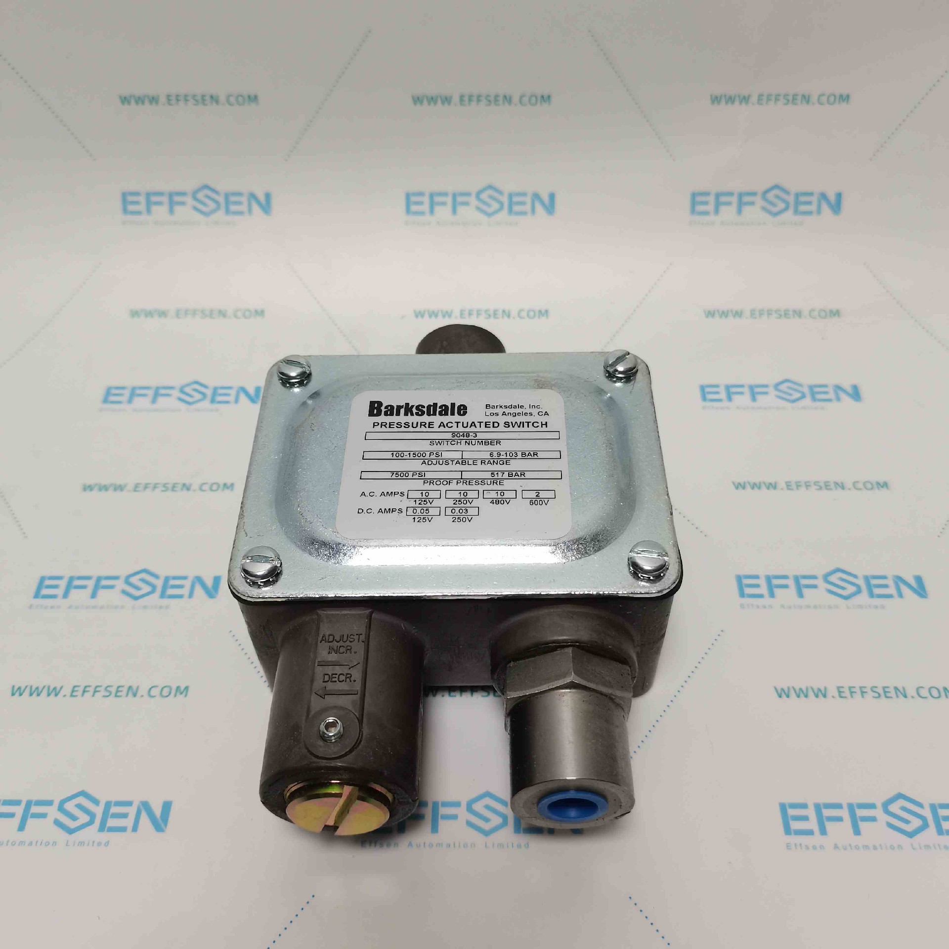 Barksdale 9048-3 Sealed Piston Pressure Switch
